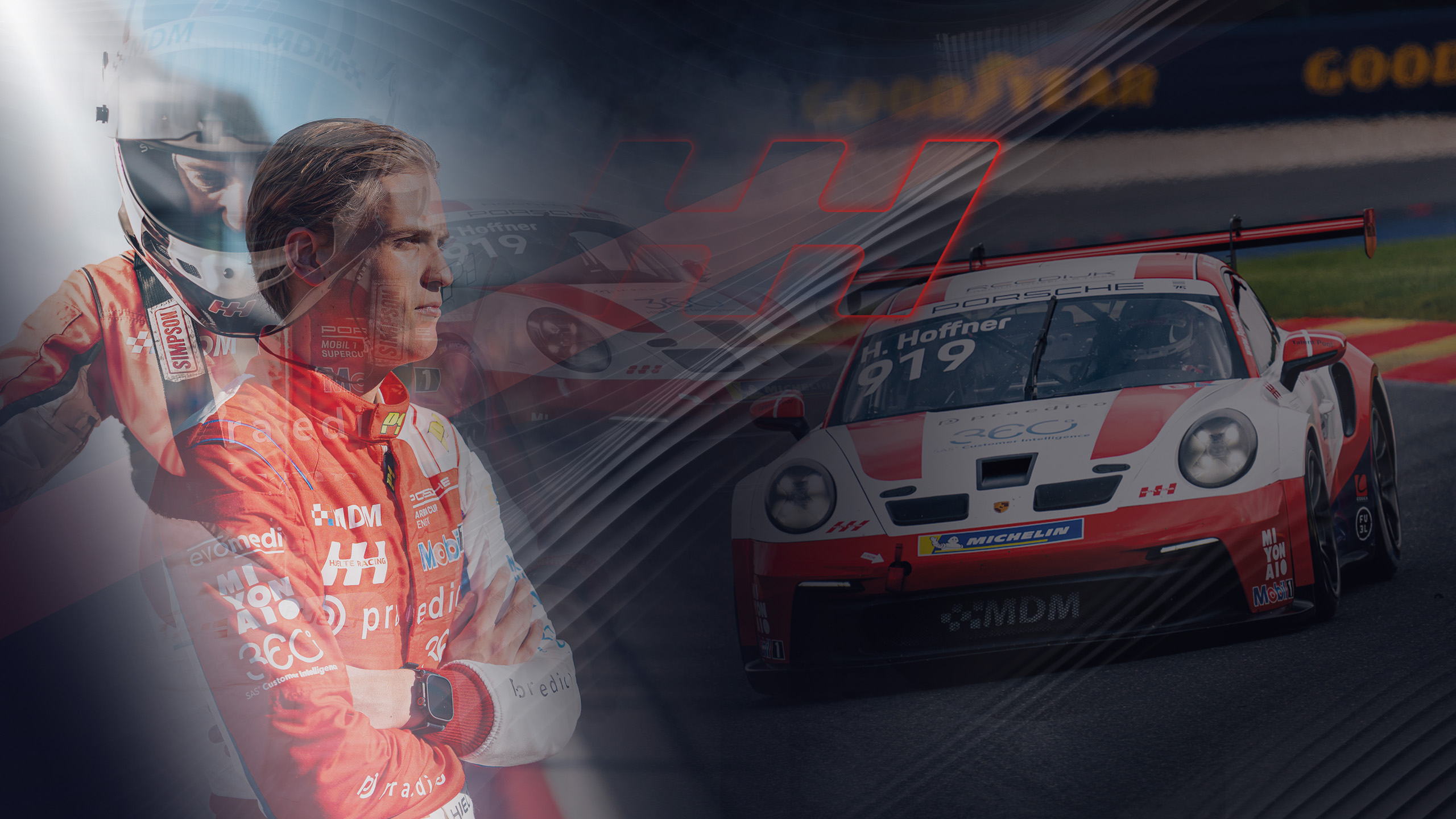 Hjelte Hoffner on track
